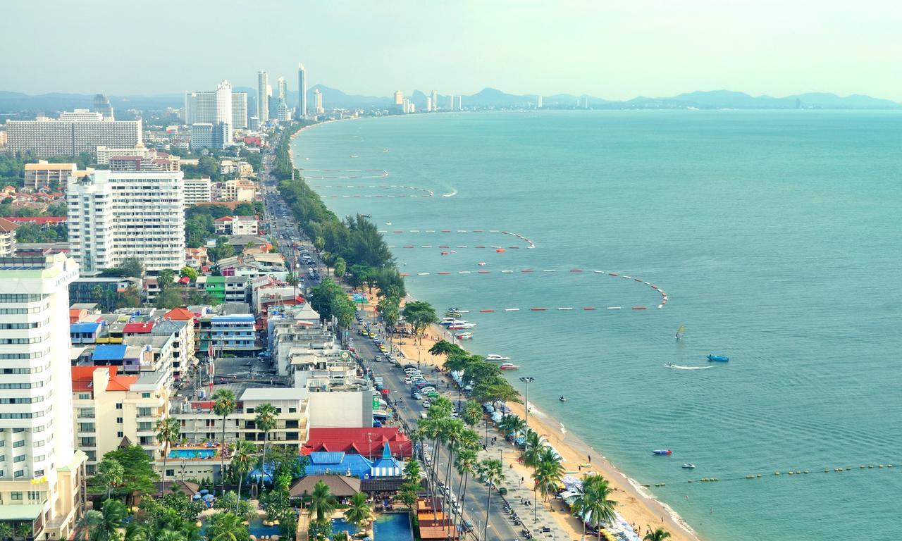 Jomtien Plaza Suite Apartments Praia de Jomtien Exterior foto